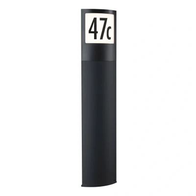 Abbildung von Paulmann LED Pollerleuchte »Padea IP44 847mm 3000K 8,5W 700lm 230V Anthrazit Kunststoff«, 1 flammig, Dämmerungssensor Bewegungsmelder seewasserresistent