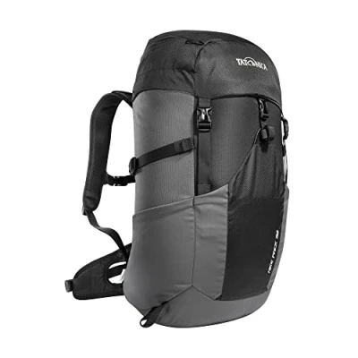 Abbildung von Tatonka Wanderrucksack Hike Pack 32l mit Rückenbelüftung und Regenschutz Leichter, bequemer Rucksack zum Wandern für 32 Liter Volumen PFC frei (black/titan grey)