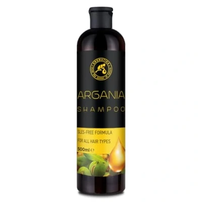 Abbildung von Argan Shampoo 500ml mit Arganöl Weiche und Geschmeidige Haare Haarglanz Haarpflege Kopfhautpflege für alle Haartypen