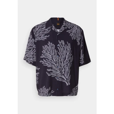 Abbildung von BOSS Lapisy Hemd, Herren, Größe: Small, Dark blue
