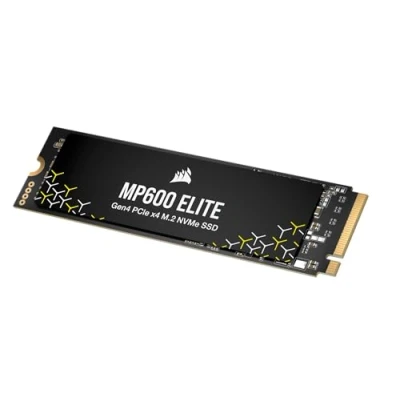 Abbildung von CORSAIR MP600 ELITE 1TB M.2 PCIe Gen4 x4 NVMe SSD Mit Integriertem Kühlkörper 2280 Bis zu 7.000MB/sec Sequential Read High Density 3D TLC NAND Schwarz