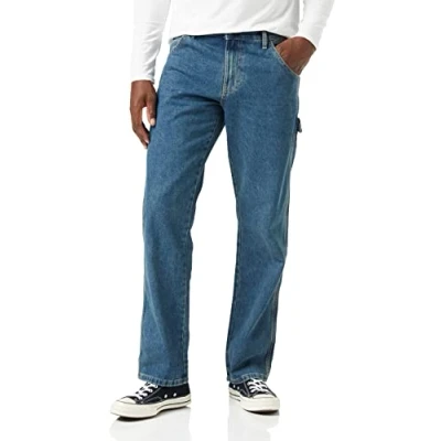 Abbildung von Dickies, Herren, Dickies Denim Utility Jeans in Stone Washed Optik, legere Passform, TINTHERITAGE, 32W / 30L