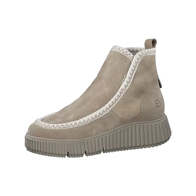 Abbildung von Tamaris Damen Boots Leder Winter gefüttert; BEIGE/beige; 38 EU