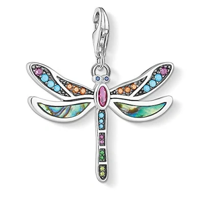 Abbildung von Thomas Sabo Damen Charm Anhänger Libelle Club 925 Sterling Silber 1757 964 7