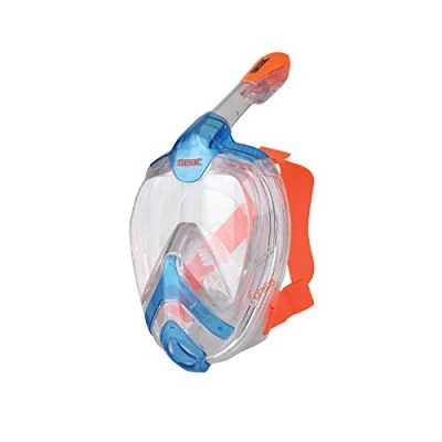 Abbildung von Seac Unica, Vollgesichtsmaske zum Schnorcheln, mit 180 Sichtfeld, L/XL, rot/schwarz