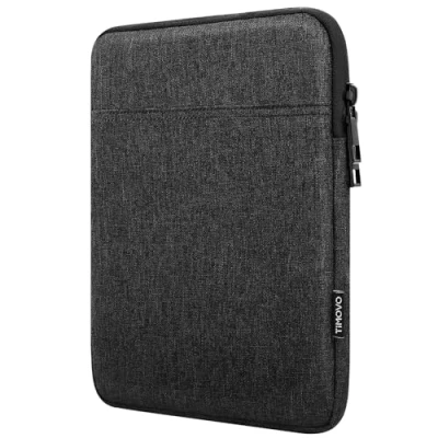 Abbildung von TiMOVO 8 9 Zoll Tablet Tasche Hülle für All New iPad Mini 7 (A17 Pro, 2024), 6 (8.3 Zoll, 2021), 5/4/3/2/1, Tragbare Schutztasche mit Taschen Mini, Schwarz