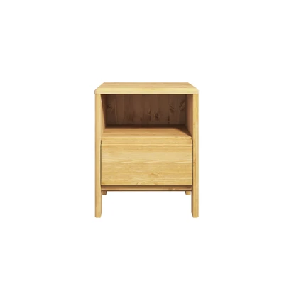 Abbildung von Home affaire Nachttisch »Luven« aus massiver Kiefer, mit 1 Schublade, Breite 44 cm