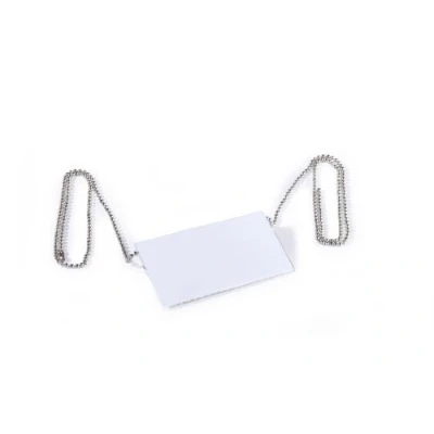 Abbildung von Durable Kette für Namensschilder (850 mm, ohne Nickel) Beutel à 10 Stück, metallic silber, 810423