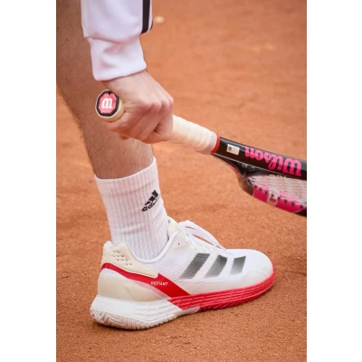Abbildung von adidas Performance Defiant Speed 2 Multicourt Tennisschuh, Herren, Größe: 48, Footwear white/core black/pure ruby Schuhe