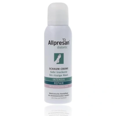 Abbildung von Allpresan diabetic INTENSIV + REPAIR mit beruhigendem Duft für sehr trockene bis rissige Haut 125 ml