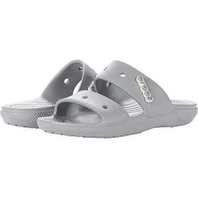 Abbildung von Crocs Unisex Classic Sandalen, Hellgrau, 48/49 EU