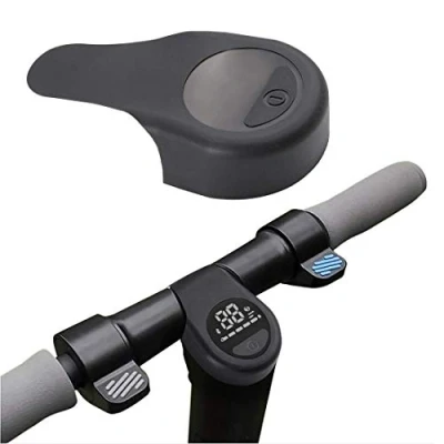 Abbildung von Yungeln Scooter Silikonhülle kompatibel für Segway Ninebot KickScooter ES1 ES2 ES3 ES4 LED Anzeige wasserdicht transparente Weiche Silikon schwarz