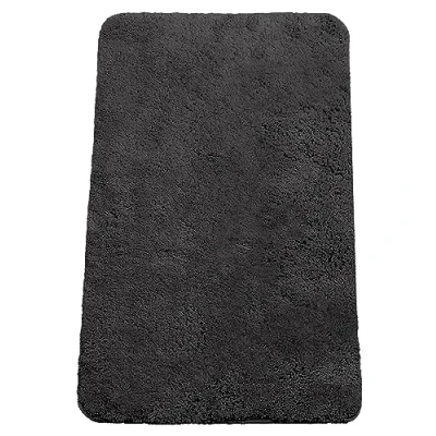 Abbildung von Brandsseller Badematte 60x90 cm Badezimmerteppich Badvorleger Badeteppich Schwarz