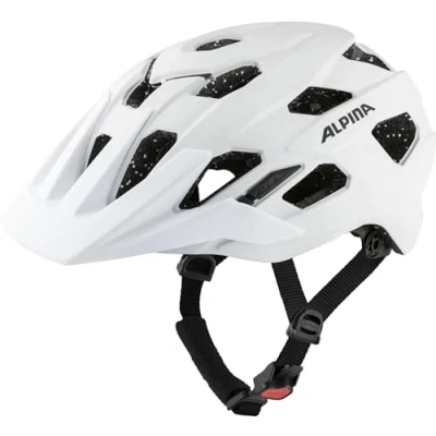 Abbildung von ALPINA ANZANA TOCSEN Smarter, Komfortabler &amp; Sicherer Enduro Fahrradhelm Mit Integriertem Sturzsensor Notrufsystem Für Erwachsene, white matt, 52 57 cm