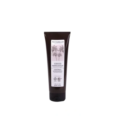 Abbildung von Phytorelax Vegan &amp; Organic Coconut Nourishing Enveloping Shower Shampoo Duschgel, Größe: 250 ml,