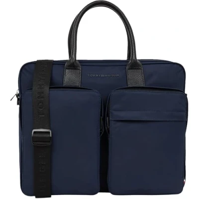 Abbildung von Tommy Hilfiger Repreve Computer BAG Unisex Aktentasche, Größe: One Size, Space blue