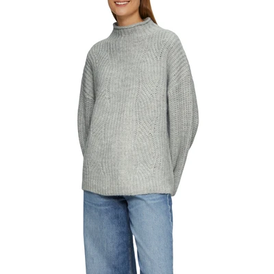 Abbildung von s.Oliver Relaxedfit Strickpullover, Damen, Größe: 34, Grau meliert
