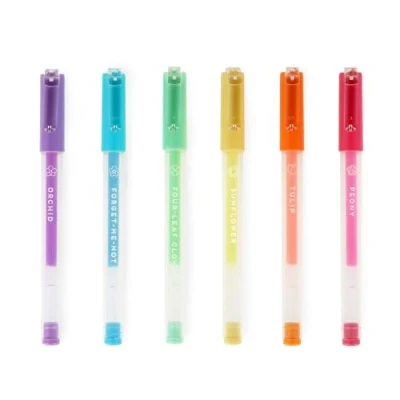 Abbildung von Legami Set mit 6 Pastell Gelstiften Spring is in the Air, Pastellfarben verschiedenen Düften, bunte Stifte zum Schreiben, Zeichnen, Ausmalen, Spitze 1 mm