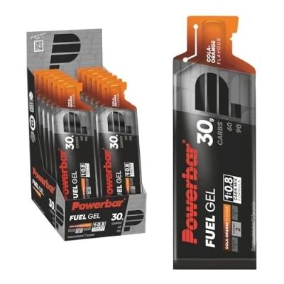 Abbildung von Powerbar Black Line Fuel 30 Gel Cola Orange 12x50ml koffeinfreies Kohlenhydratgel