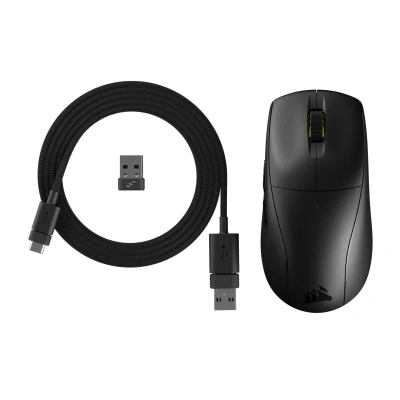 Abbildung von CORSAIR M75 AIR WIRELESS Ultraleichte FPS Gaming Maus 26.000 DPI Ultraschnelle Eingabe Symmetrische Form iCUE Kompatibel PC, Mac Schwarz