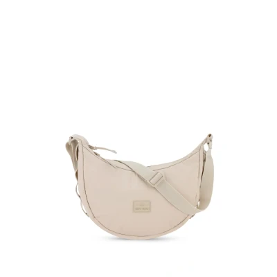 Abbildung von Johnny Urban Crossbody Bag Damen Herren Beige Kaia Small Bauchtasche im Halbmond Stil Moon Tasche mit Verstellbarem Gurt Wasserabweisend