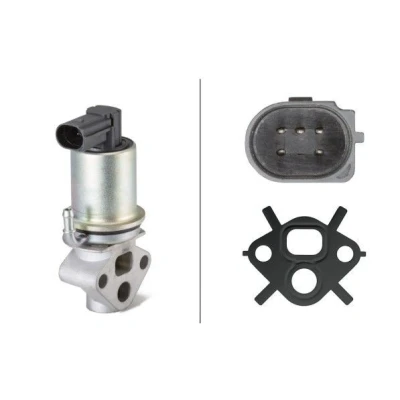 Abbildung von HELLA 6NU 010 171 371 AGR Ventil elektronisch mit Dichtung VOLKSWAGEN: Golf 4, Caddy 3, Sharan I, SKODA: Octavia 2 Combi, II Hatchback