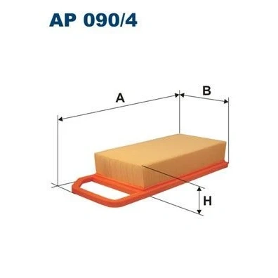 Abbildung von FILTRON AP 090/4 Luftfilter 59 153 357 Filtereinsatz CITROËN: C5 3, III Estate, II PEUGEOT: 407 SW, Saloon, Coupe