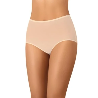 Abbildung von Teyli Unterwäsche Frauen Pantys Damen mit Hoher Taille Slips Women Unterhosen Bequemer für den Täglichen Gebrauch Beige L