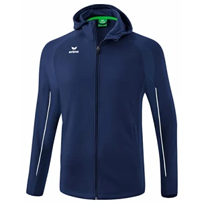 Abbildung von Erima Unisex Kinder Liga Star Trainingsjacke mit Kapuze, new navy/weiß, 152