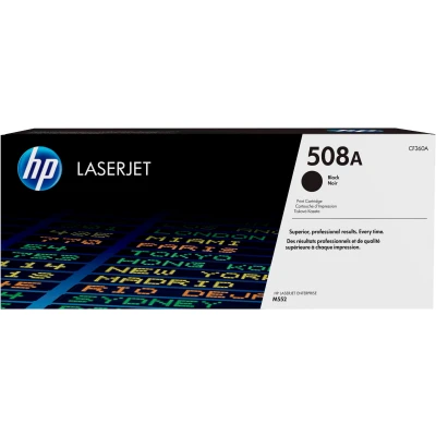 Abbildung von HP 508A (CF360A) Schwarz Original Toner für Color Laserjet Enterprise M552dn, M553, M577