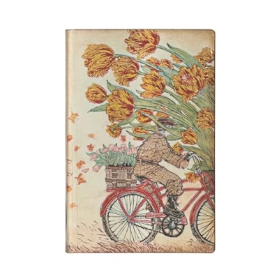 Abbildung von Softcover Notizbuch Frühling in Holland Mini Liniert: Flexi softcover, 80 gsm, ribbon marker, pouch, book edge printing (Living with Yuko)