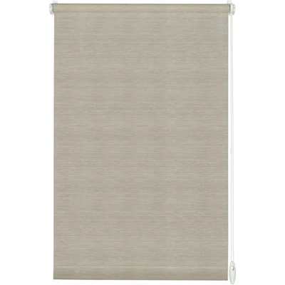 Abbildung von Gardinia 36316 Rollo zum Klemmen oder Kleben, Tageslicht Rollo, Blickdicht, Alle Montage Teile inklusive, EASYFIX Natur, Grau/Melange, 45 x 150 cm (BxH)
