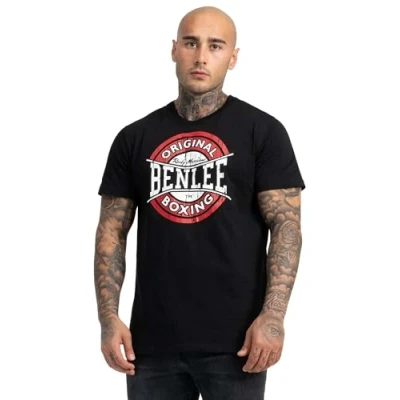 Abbildung von BENLEE Herren T Shirt Normale Passform Boxing Logo Black L