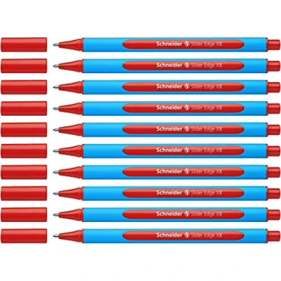 Abbildung von Schneider Slider Basic XB Quick Dry Kugelschreiber, Rot 1 Stück (1er Pack)