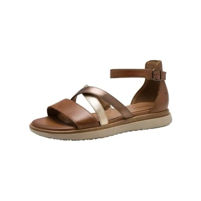 Abbildung von Tamaris Plateausandalette, Damen, Größe: 37, Nut comb Schuhe