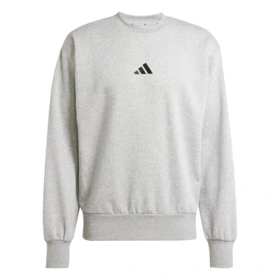 Abbildung von adidas Sportswear Essentials Feelcozy Sweatshirt, Herren, Größe: XS, Medium grey heather/black