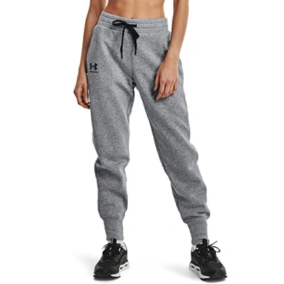 Abbildung von Under Armour Rival Trainingshose Damen Hellgrau, Schwarz, Größe M