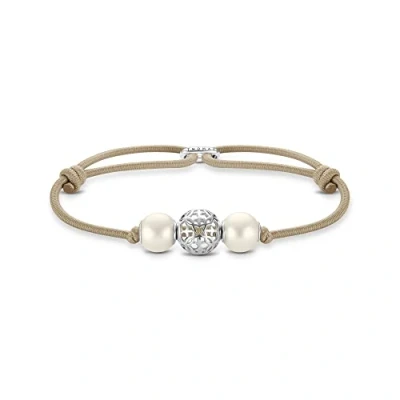 Abbildung von Thomas Sabo Unisex Armband Bead schwarz 925 Sterlingsilber A2078 811 11 L22V