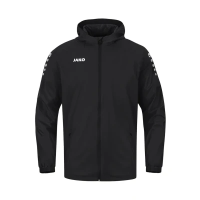 Abbildung von JAKO Regenjacke / wasserabweisende Jacke für Kinder, Größe: 164, Schwarz