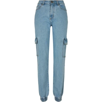 Abbildung von Urban Classics Jeans Relaxed Fit, Damen, Größe: 28x28, Clearblue bleached