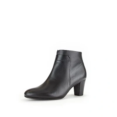 Abbildung von Gabor Damen Ankle Boots Frauen Stiefeletten Moderate Mehrweite (G) reißverschluss Bootee Booties schwarz (Mel.) 38.5 EU 5.5 UK