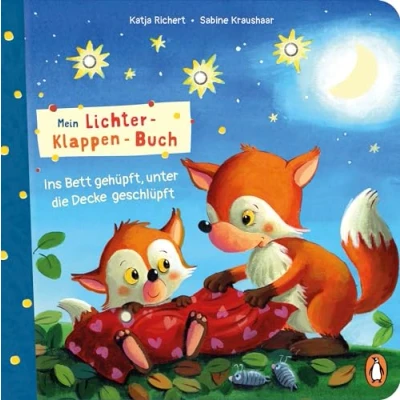 Abbildung von Mein Lichter Klappen Buch Ins Bett gehüpft, unter die Decke geschlüpft: Pappbilderbuch ab 2 Jahren mit LED Leuchten und (Die Reihe, Band 1)