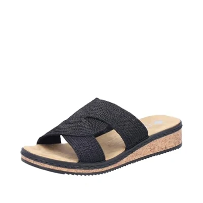 Abbildung von Rieker Damen V3669 Pantolette, Schwarz, 40 EU