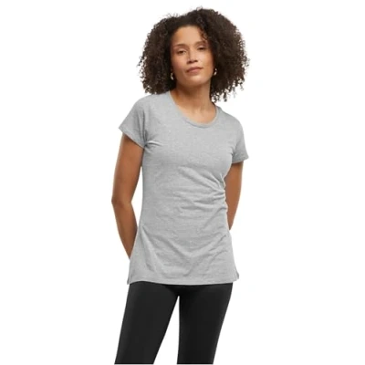 Abbildung von Build Your Brand Damen BB012 Ladies Basic Tee T Shirt, Heather Grey, XXL