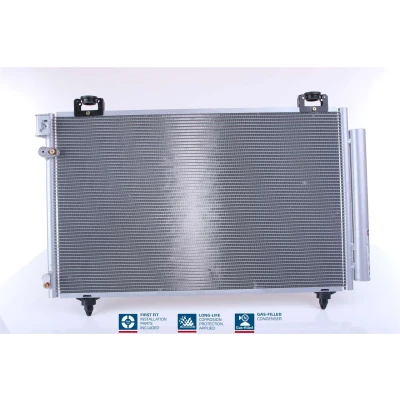 Abbildung von NISSENS 94730 Klimakondensator mit Trockner Aluminium 653 R 134a TOYOTA: Avensis II Station Wagon