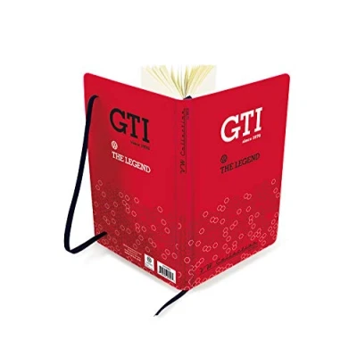 Abbildung von BRISA VW Collection Volkswagen Notiz Tage Schreib Buch, liniert im Hardcover Einband GTI Design DIN A5 (GTI THE Legend/Rot)