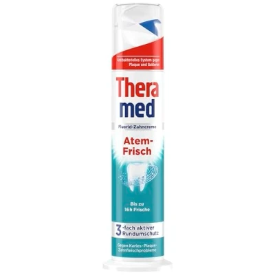 Abbildung von Theramed Zahncreme Spender Atem Frisch (1 x 100 ml)