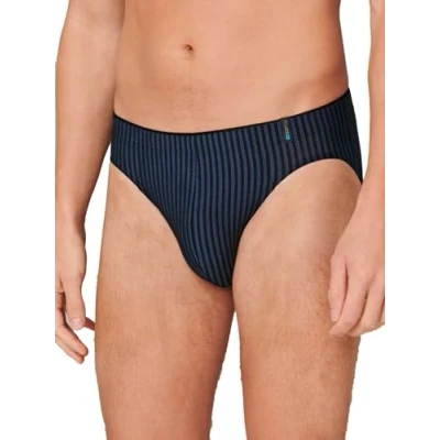 Abbildung von Schiesser Supermini Slip, Herren, Größe: Small, Navy