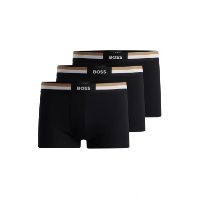 Abbildung von BOSS 3 PACK Panties, Herren, Größe: Small, Black
