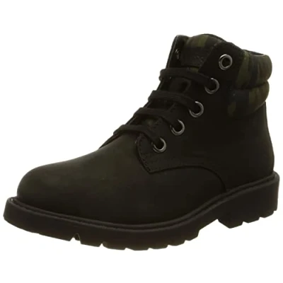 Abbildung von Geox Jungen J Shaylax Boy Stiefeletten, Black Mimetic, 26 EU
